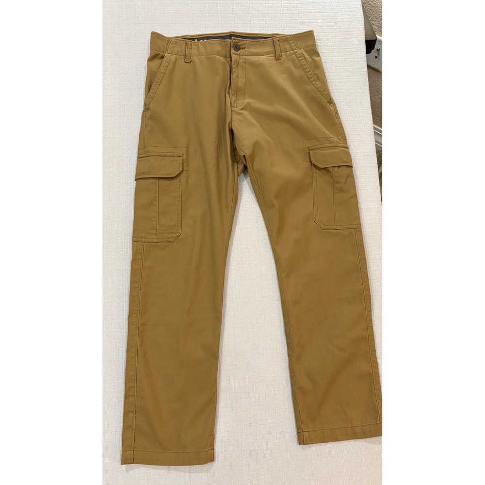 Lee Cargo Pants Mens 33x30 Brown Excellent Motion Stretch Regular Straight Leg